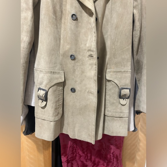 TOTEME inspired Scandinavian suede soft shirt small - Picture 7 of 8